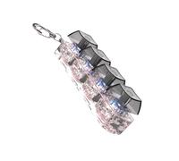 Porte-clés Clicker, gadget stimulant la mise au point, mécanisme de pression répétitive, stimulateur auditif tactile, réducteur de stress de bureau, appareil portable compact, assortiment de couleurs