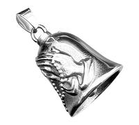 Porte-clés cloche de moto, cloche pour moto | Cloche du gardien de la main priant | Cloche de motard avec suspension vintage, cloche de