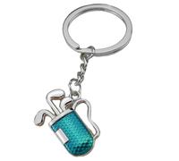 Porte-clés club de golf, porte-clés mini club de golf | Porte-clés cadeaux de pour hommes et femmes, de Club de Golf en de Zinc, décorations de sac à dos 2D, cadeaux d'anniversaire et d