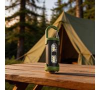 Porte-clés COB pour mini lampe de poche portable avec crochet rouge et bleu stroboscopique multi-sources pour camping EDC (1 pièce)