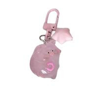 Porte-clés Cochon Polyvalent Avec Poignées Confortables Et Breloque Étoile Colorée Portable Pour Porte-clés Tendance Accessoire