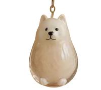 Porte-clés Collecteur de Poils de Chien, Boîte de Rangement Commémorative, Porte-clés Bouteille de Stockage de Poils d'animaux, Pendentif Mignon, Capsule Souvenir pour Collectionner Les Poils de Chien