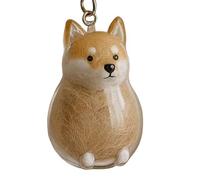 Porte-clés Collecteur de Poils de Chien, Boîte de Rangement Commémorative, Porte-clés Bouteille de Stockage de Poils d'animaux, Pendentif Mignon, Capsule Souvenir pour Collectionner Les Poils de Chien