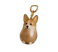 Porte-clés collecteur de poils de chien, boîte de rangement commémorative pour breloques, poils d'animaux de compagnie, souvenir en forme de capsule de mémoire (Corgi)