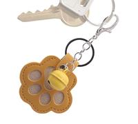Porte-Clés Collecteur de Poils de Chien - Charme Mémorial pour Garder les Poils d'Animal de Compagnie - Pendentif Mignon avec Clochette pour et Adultes Amoureux des Animaux pour Rétroviseur de Camion