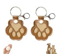 Porte-clés collecteur de poils de chien ou de chat, en cuir avec fermeture à pression, breloque de rangement commémorative pour fourrure de chien ou de chat, cadeau de souvenir pour les amoureux des