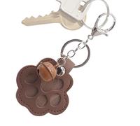 Porte-clés Collecteur de Poils de Chien | Souvenir Mémorial de Stockage Porte-clés pour Perte d'Animal - Pendentif Mignon avec Clochette pour et Adultes Amoureux des Animaux pour Rétroviseur de Camion