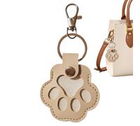 Porte-Clés Collecteur de Poils pour Chat et Chien, Porte-clés Design de Patte Ka-waii pour Poils de Animal de Compagnie, Porte Clef Personnalisable pour Stockage de Souvenirs, pour Sac à Dos, Cartable