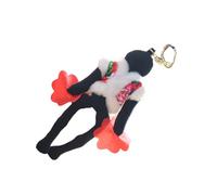 Porte-clés coloré avec manteau de fleur du nord-est et robot Zhuan Erren