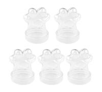 Porte-clés commémoratif en forme de patte d'animal domestique - Cadeau pour chien - Conteneur pour poils de chien