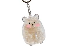 Porte-clés commémoratif Portable en poils d ' animaux de compagnie, bouteille de souvenirs de Hamster en acrylique, stocke en toute sécurité les dents des cheveux, moustaches, porte-clés souvenirs de