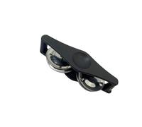 Porte-clés compact - Tambourin de poche - Avec clochettes - Pour musiciens et adultes - Accessoire hochet - Petit instrument de musique avec porte-clés