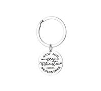 Porte-clés « Congratulations On Your New Job » - Cadeau de départ pour un collègue, Nouveau emploi, Medium