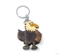 Porte-clés Cornelißen en bois - Aigle de mer à tête blanche - Comic