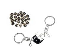 Porte-clés Couple Chat En Acier Inoxydable Adorable Design Et Blanc Parfait Pour Les Cadeaux D'anniversaire De Mariage Ou Pour Un Usage Quotidien Porte-clés Partenaire