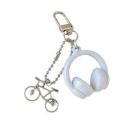 Porte-clés créatif en forme de casque pour les amateurs de cyclisme en résine tendance pour un usage quotidien Porte-clés élégant pour les trajets quotidiens, bleu, taille unique