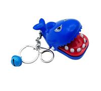 Porte-clés crocodile dentiste - Mini jouet à farcir avec crocodile de dentition, jeu interactif, défi de bonheur, cadeau de fête à partir de 4 ans, maison, école, voyage, nouveau jeu d'animaux à