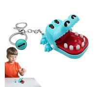Porte-clés crocodile interactif - Jouet de dentition amusant à la main | Blague pratique, cadeau amusant, porte-clés d'action, jouet idéal pour les à partir de 4 ans, Urkomis