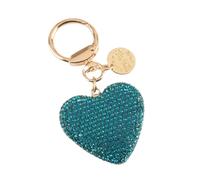 Porte-clés cœur en strass à la mode, breloque de sac en-Kong Lan