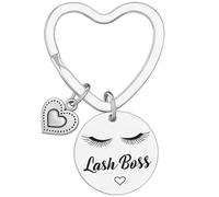 Porte-Clés Cœur, Porte Lash Boss de Sac pour Femmes | Cadeaux de Porte ool avec Texte Comique pour Professionnelles du Beauté