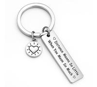 Porte-Clés Cœur - Porte-Clés Couples et Charme de Sac pour Femmes avec Pendentif Soleil, Cadeaux de Porte-Clé Significatifs pour Couples & Amis