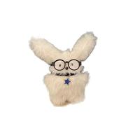 Porte-CléS Cute Plush Rabbit Doll Key Chains Ring Woman Bag Charms Accessories Toy Car Keyring Party Trinket Gifts For Friends(B)