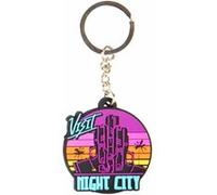 J!NX Porte-clé PVC Cyberpunk 2077 Night City Multicolore Taille unique