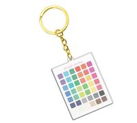 Porte-clés d ’ échantillon d ’ analyse des couleurs saisonnières, E