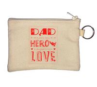 Porte-clés Dad A Son's First Hero A Daughter's First Love Beige