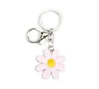 Porte-clés Daisy Mignon, Idée Cadeau pour Femme, Merci Maîtresse d'École Fin d'Année, Anniversaire et Cadeau Personnalisable, Pendentif Décoratif pour Sac et Porte-Bonheur