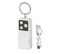 Porte-clés d'alarme | avec lumières LED Rechargeables 150 DB | Dispositifs de sécurité personnels de Protection Intelligente | pour l'université, Les Voyages, la sécurité des Femmes, Filles,