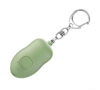 Porte-clés d'alarme de sécurité personnelle 140 dB avec sirène forte, appareil d'autodéfense portable pour femmes et filles, outil de sécurité compact pour l'extérieur (vert)