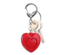 Porte-clés d'alarme personnelle, dispositif de défense en forme de cœur 125 dB | Porte-clés d'alarme de sécurité avec lumière | pour filles, femmes, enfants, personnes âgées, parking, marche seule