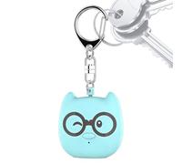 Porte-clés d'alarme personnelle - Dispositif de sécurité Rechargeable 130 DB, lumière Portable, Outil de sirène d'urgence, Alarme de Protection compacte et Mignonne | Femmes Hommes Personnes âgées