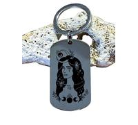 Porte-clés d'anniversaire Vierge Zodiaque - Gravure au laser - Breloque signe du zodiaque astrologie - Cadeau du zodiaque