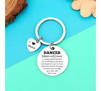 Porte-clés danseuse, amie, sœur, ballet, jazz, hip-hop, danseuse latine, cadeau d'équipes de danse, cadeaux inspirants pour récital de danse