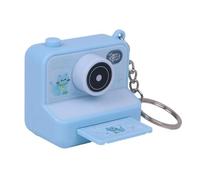 Porte-clés d'appareil photo éclairé par LED, breloque suspendue, module sonore intégré, porte-clés en plastique léger, pour à