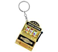 Porte-clés d'arcade électronique: jouable vintage, console à boutons compacts, mini ornement numérique avec structure légère | Gadget d'affichage à écran classique offrant des divas