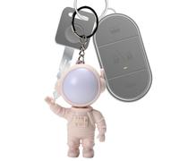 Porte-clés d'astronaute sympas : porte-clés spatial brillant, accessoire de sac à dos mignon | Matériau durable ABS, fonction de brillance électronique, porte-clés de petite voiture, cadeau