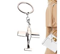 Porte-clés d'avion - Modèle d'avion 3D Porte-clés avec pendentif métallique créatif pour sac cadeau de pilote de Noël vol aviation diplômé, K, Consulte la descripción