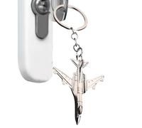 Porte-clés d'avion - Modèle d'avion 3D Porte-clés avec pendentif métallique créatif pour sac cadeau de pilote de Noël vol aviation diplômé, do, Consulte la descripción
