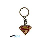 Porte-clés DC COMICS - Logo Superman - Métal de haute qualité - Rouge et jaune