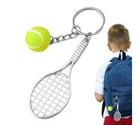 Porte-clés de ballon de sport,Porte-clés de sport | Porte-clés de tennis | Petit porte-clés de football Porte-clés sur le thème du sport pour sac-bagages garçons, Tennis, verwijzen naar de
