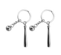 Porte-Clés De Baseball 2 Pièces, Porte-Clés Créatifs, Porte-Clés De Style Sportif, Porte-Clés en Métal, Porte-Clés Cadeaux
