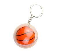 Porte-clés de basket-ball en acrylique de qualité supérieure, grand charme sportif, léger mais robuste, parfait pour les clés, les sacs à, les du jour du match, grand porte-clés de sport