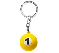 Porte-clés de billard pour homme et femme - Mini boule de billard ronde - Accessoires de sac à main, 1, taille unique