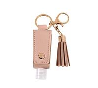 Porte-clés de bouteille de voyage vide, porte-bouteille de désinfectant pour les mains, conteneurs rechargeables à presser de 30 ml pour shampoing de toilette, bouteilles de des mains