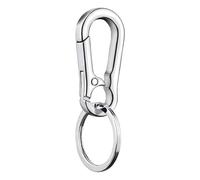 Porte-clés de ceinture - Clip anneau clé de carabine en métal pour ceintures, jeans, sacs | Crochet de l'organisateur clé, porte-clés élégant pour les sacs à dos, les sacs scolaires, le transp