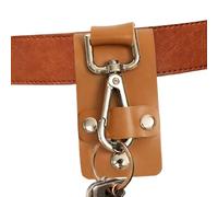 Porte-clés De Ceinture - Cuir PU 2,76 Pouces | Clip De Ceinture - Le Porte-clés Élégant Présente Une Conception Détachable Et Durable, Idéal Pour Le Travail En Plein Air, Les Voyages, L'organisation Q