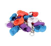 Porte-clés de Chaussures, Porte-clés coloré de variété de 20 Morceaux de Silicone Durables Largement Utilisés pour les Vêtements